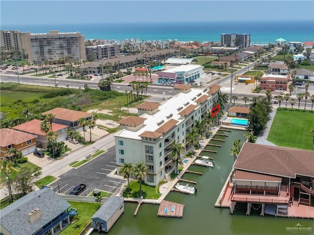 5909 Padre Blvd Unit 201, South Padre Island, TX 78597 - view of urban area featuring a large body of water