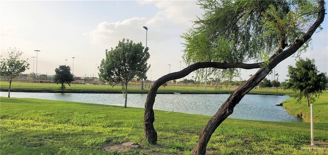 view of water feature