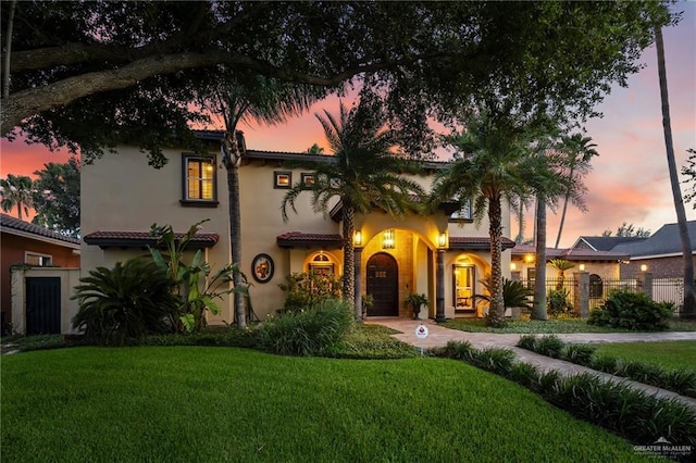 1509 Duke Ave, Mcallen, TX 78504 - mediterranean / spanish home featuring stucco siding and a tile roof