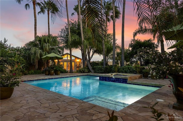 1509 Duke Ave, Mcallen, TX 78504 - view of pool featuring a patio and a pool with connected hot tub