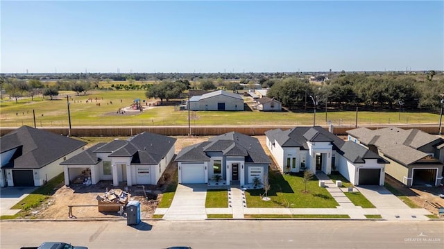 drone / aerial view featuring a residential view