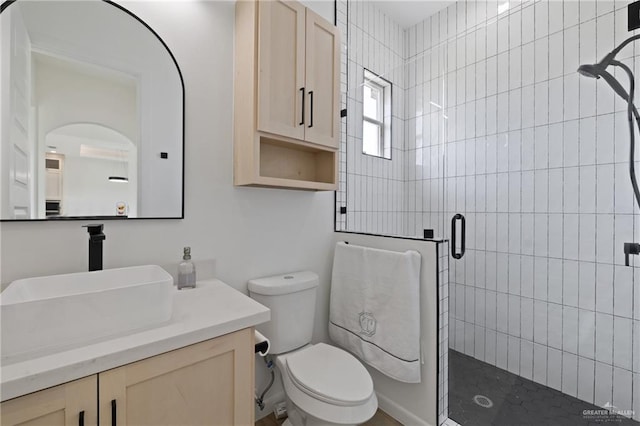 5112 W Burberry St, Edinburg, TX 78541 - full bathroom featuring a stall shower and vanity