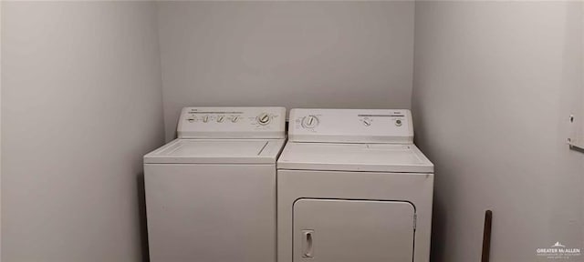 5906 N Brushline Rd, Mission, TX 78574 - washroom with washer and clothes dryer