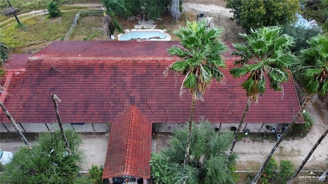 5906 N Brushline Rd, Mission, TX 78574 - aerial view of property and surrounding area