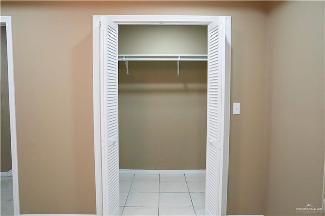 view of closet