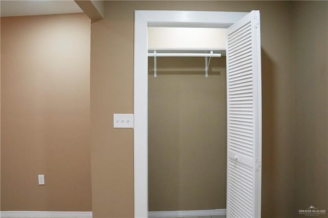 view of closet