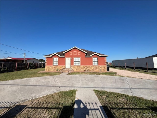 16400 Mcalister Ave, Edinburg, TX 78541 - ranch-style house featuring stone siding and stucco siding