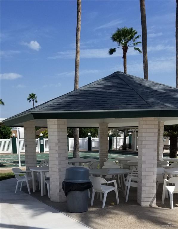 view of patio / terrace with a gazebo