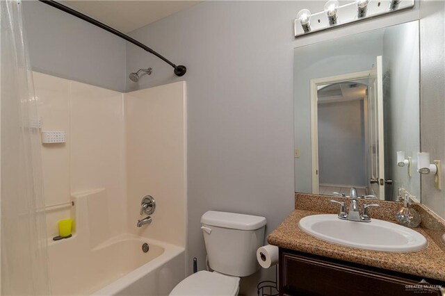 318 Lunar Dr, Donna, TX 78537 - full bathroom with tub / shower combination and vanity