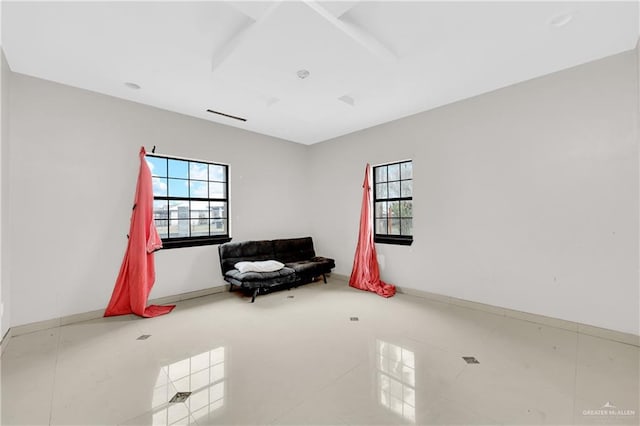 unfurnished room with plenty of natural light