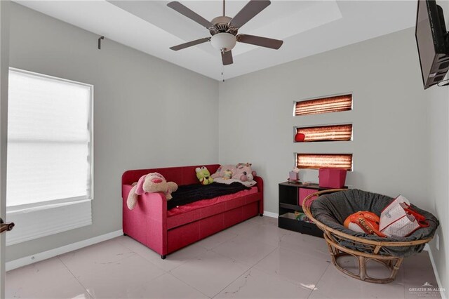 2000 Providence Ave, Mcallen, TX 78504 - bedroom with baseboards and ceiling fan