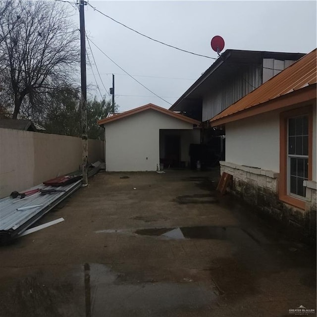 view of side of home