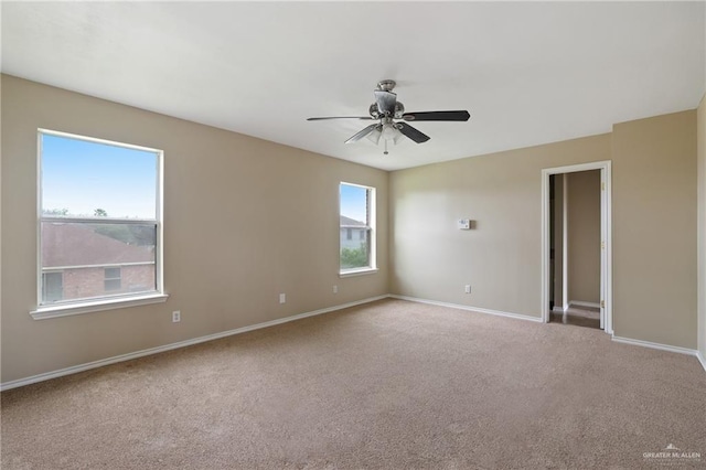 1730 W Jefferson St, Weslaco, TX 78599 - carpeted spare room with a ceiling fan and baseboards