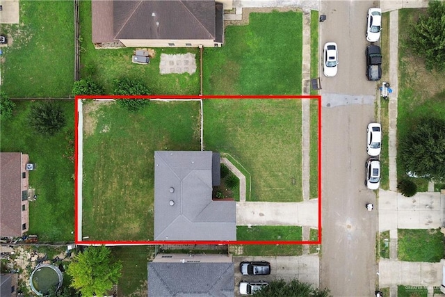 1730 W Jefferson St, Weslaco, TX 78599 - aerial view of property's location featuring property boundaries highlighted