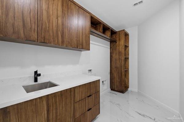 kitchen featuring sink