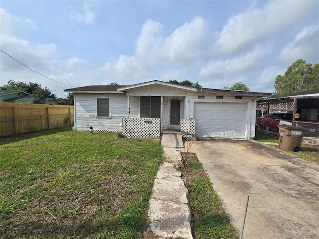 1714 E Loeb St, Edinburg, TX 78541 - view of front of house with an attached garage and driveway