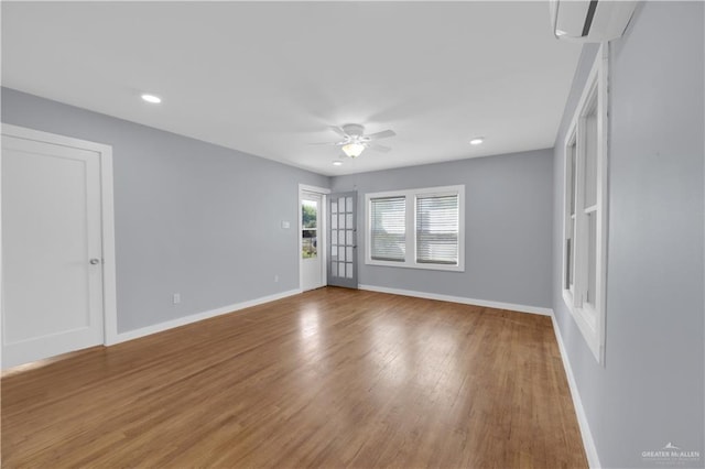 517 E Jones Ave, Pharr, TX 78577 - spare room with a ceiling fan, wood finished floors, and recessed lighting