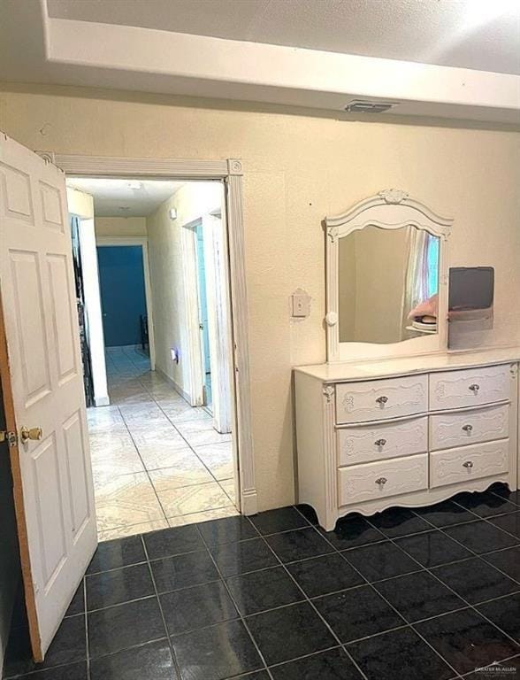 bathroom with a textured ceiling