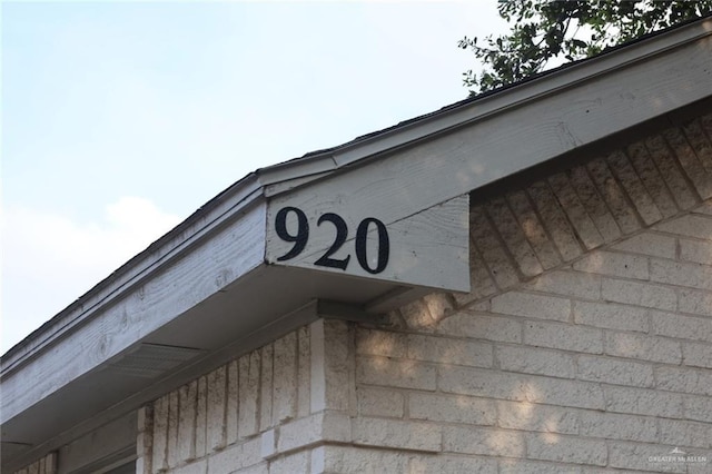 view of details