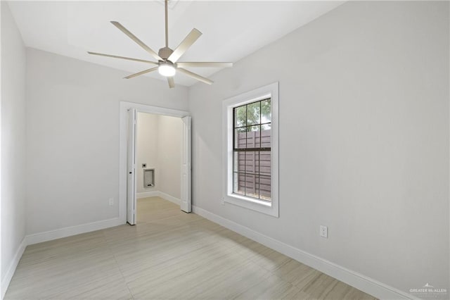 600 Bluebird Ave, Mcallen, TX 78504 - unfurnished room featuring ceiling fan and baseboards