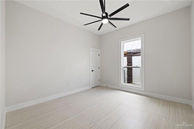 600 Bluebird Ave, Mcallen, TX 78504 - spare room with baseboards and ceiling fan