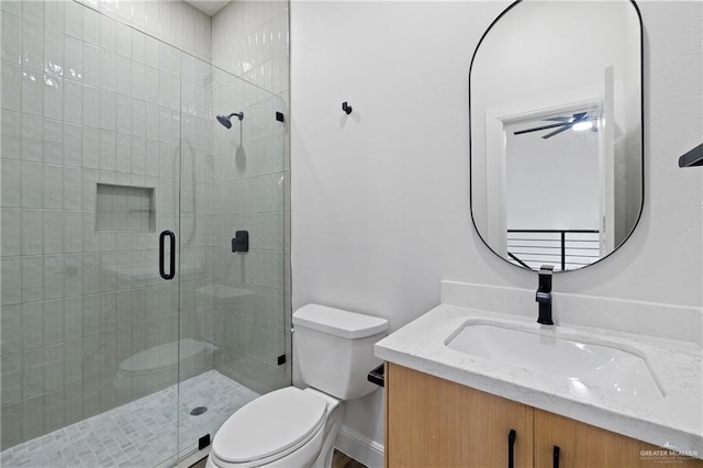 600 Bluebird Ave, Mcallen, TX 78504 - full bath with toilet, vanity, and a stall shower