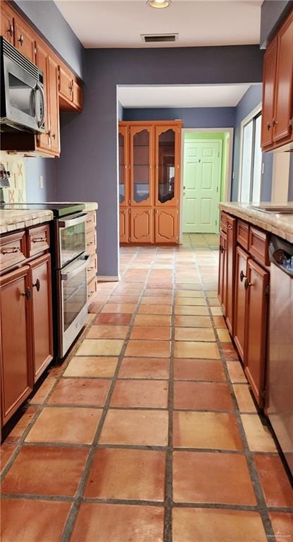 kitchen with sink and stainless steel appliances