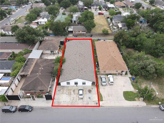 2113 Dallas Ave, Mcallen, TX 78501 - drone / aerial view featuring a residential view