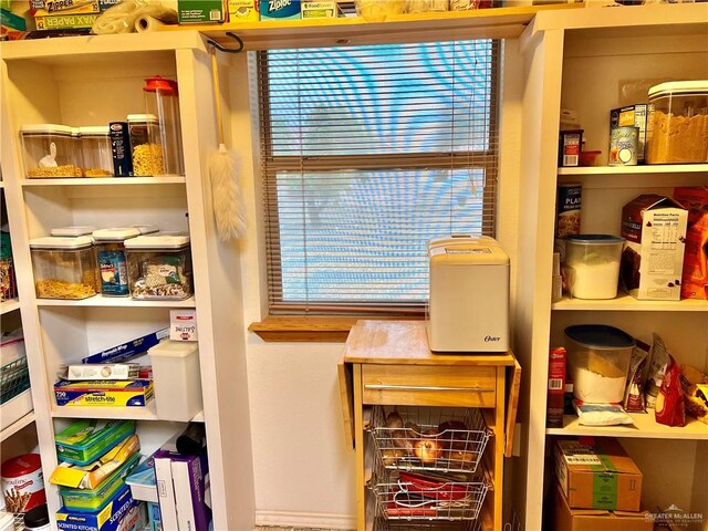 view of pantry