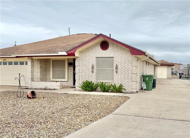 ranch-style house with a garage