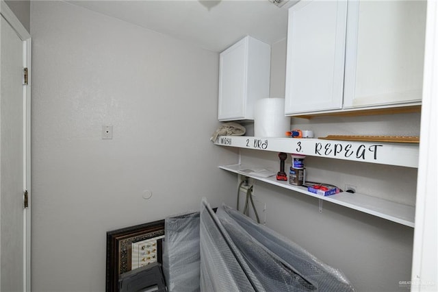 1905 N 8th St, Harlingen, TX 78550 - kitchen with white cabinetry