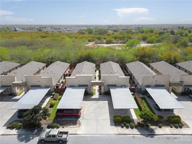 birds eye view of property featuring a residential view