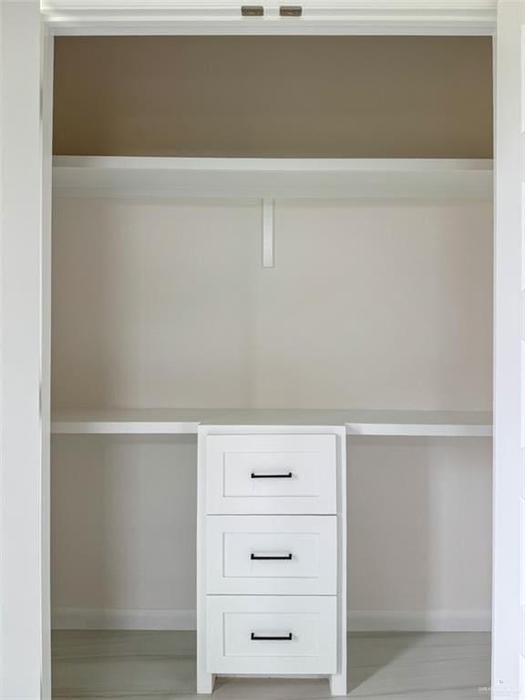 view of closet