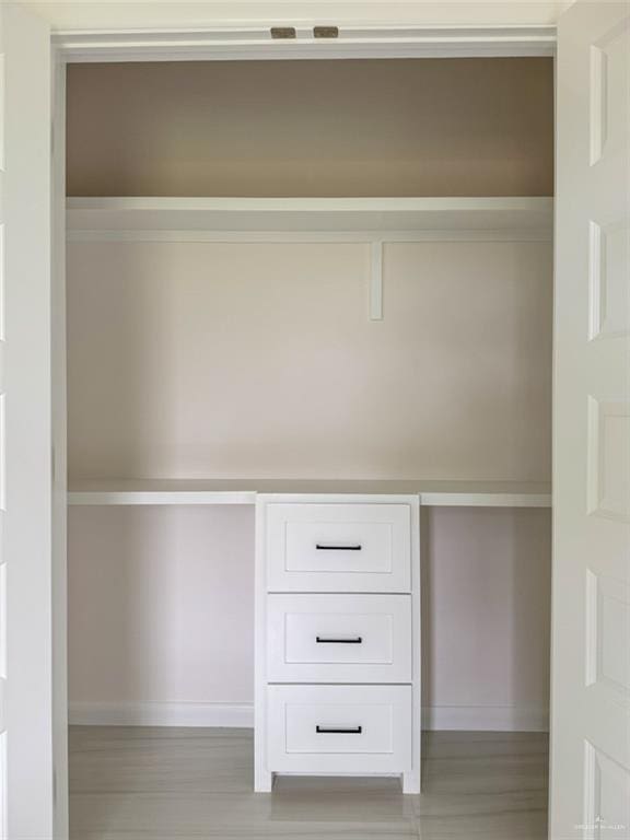 view of closet