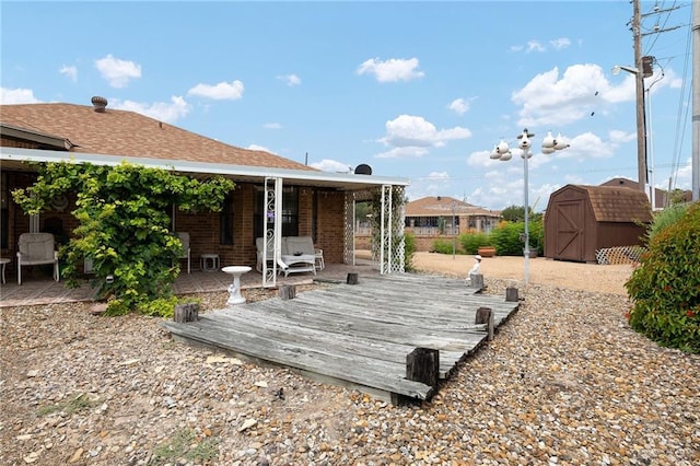1923 Tyler St, Mission, TX 78572 - view of wooden deck
