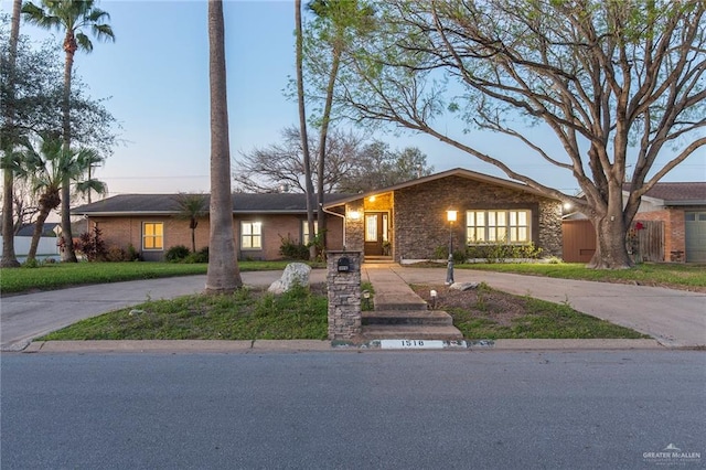 view of ranch-style house