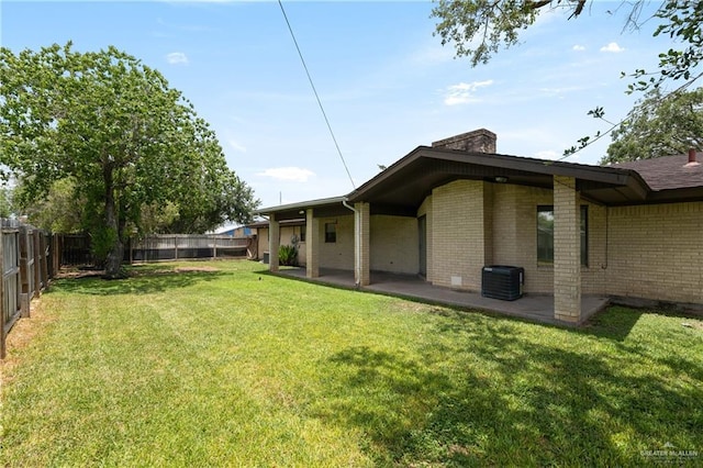 509 Lincoln Ln, La Feria, TX 78559 - view of yard with a patio area and central AC unit
