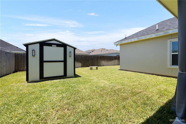 218 Stella Dr, San Juan, TX 78589 - view of yard featuring a storage shed and an outbuilding