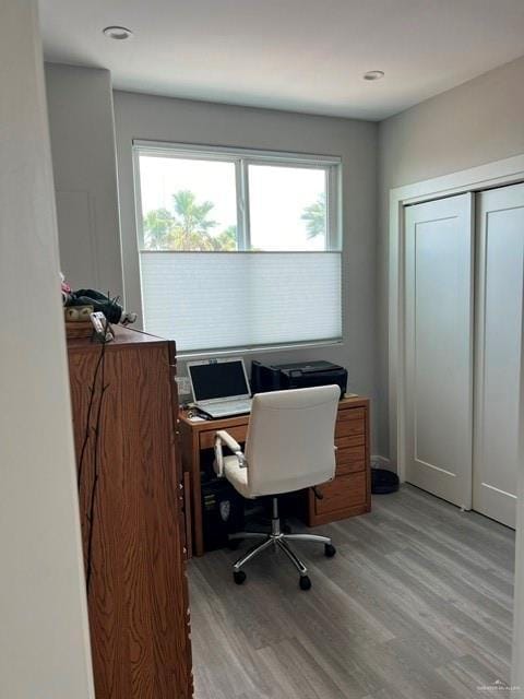 572 Sand Dollar Dr, Port Isabel, TX 78578 - office featuring light wood finished floors