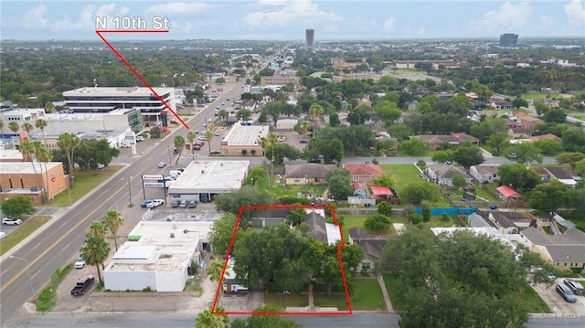 1011 W Orange St, Mcallen, TX 78501 - view of property location featuring property parcel outlined