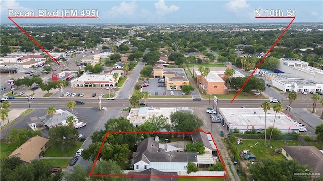 1011 W Orange St, Mcallen, TX 78501 - view of property location featuring property parcel outlined