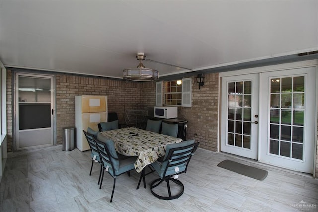 view of patio / terrace with french doors