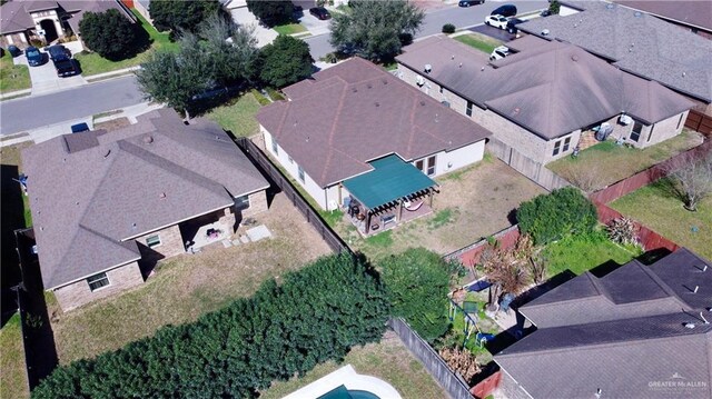 13908 N 40th St, Edinburg, TX 78541 - aerial overview of property's location featuring nearby suburban area