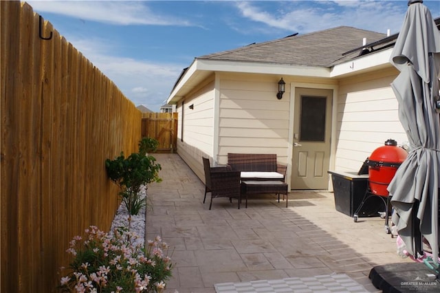 view of patio