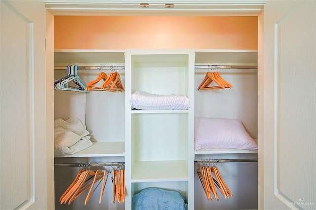 view of closet