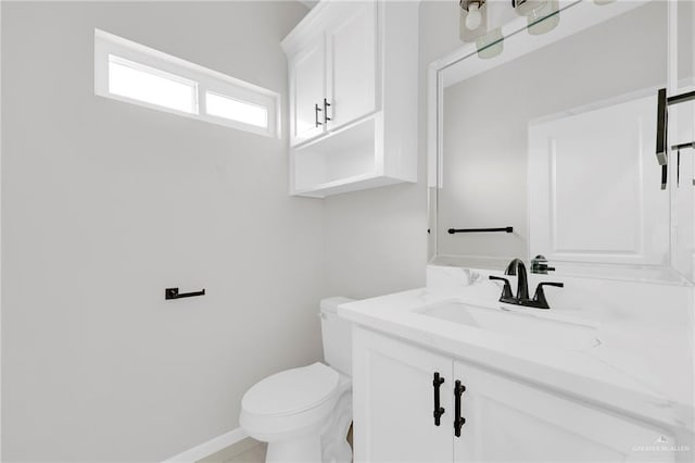 2313 Blue Sky Dr, Weslaco, TX 78599 - half bath with vanity and toilet