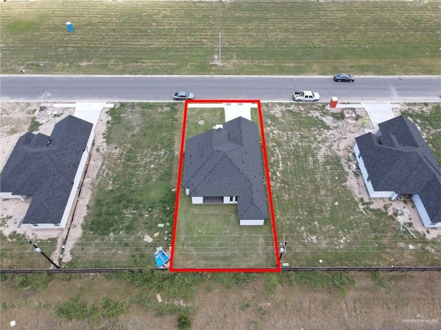 2313 Blue Sky Dr, Weslaco, TX 78599 - aerial overview of property's location with property boundaries highlighted