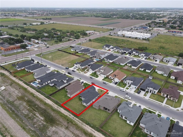 1409 E Danielle Ave E, Pharr, TX 78577 - aerial view featuring a residential view