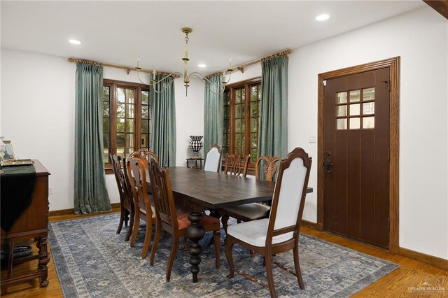 707 N 15th St, Mcallen, TX 78501 - dining room with wood finished floors and recessed lighting