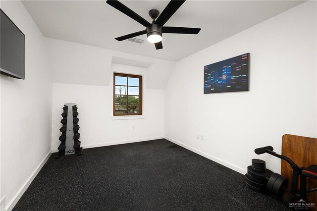 707 N 15th St, Mcallen, TX 78501 - empty room featuring ceiling fan and baseboards